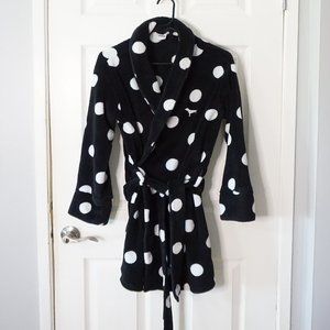 2/$65 - PINK Black and White Polka Dot Robe